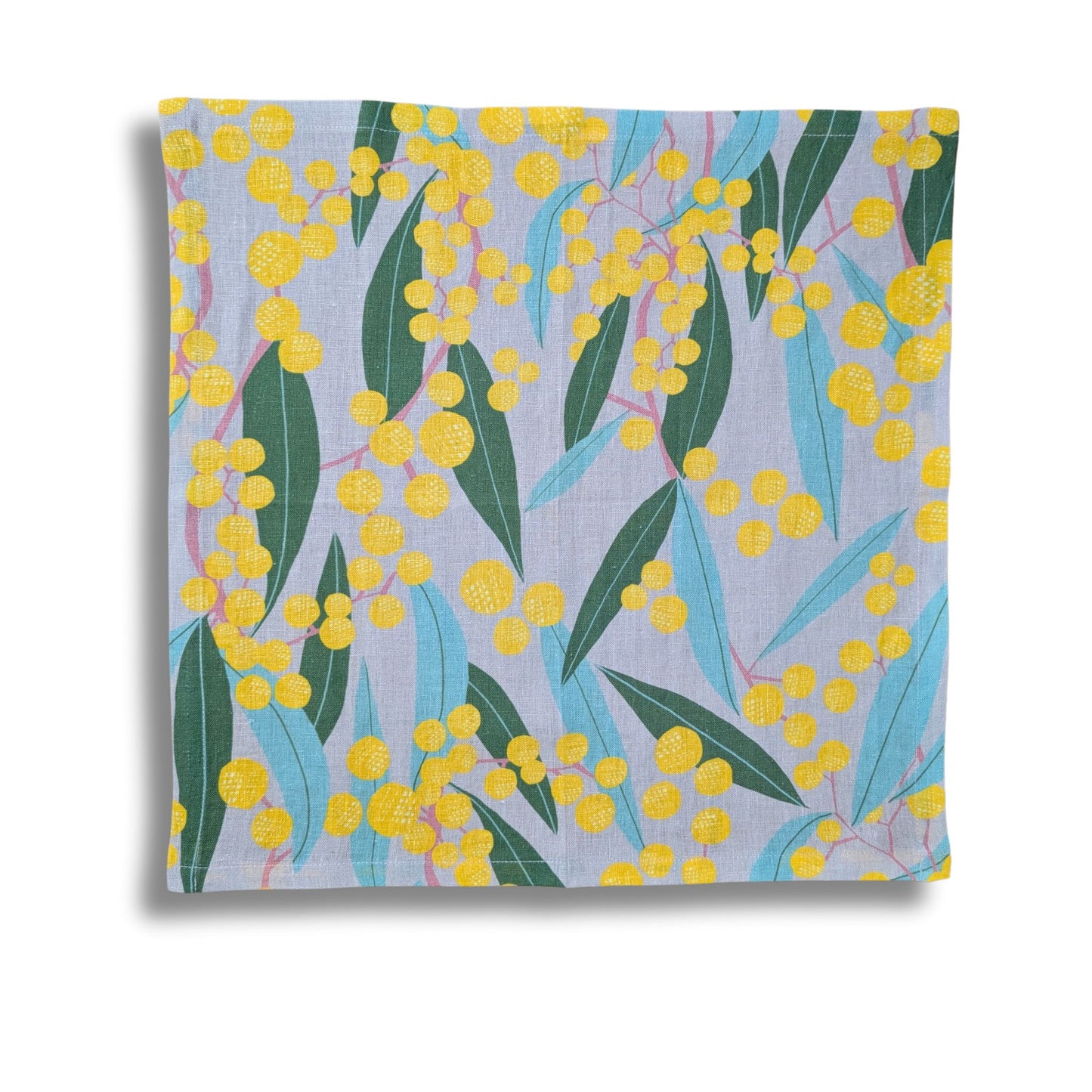 Table Napkin Wattle Flower Set of Four